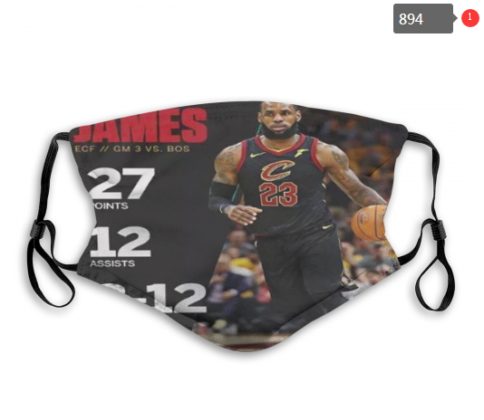NBA Cleveland Cavaliers #24 Dust mask with filter->nba dust mask->Sports Accessory
